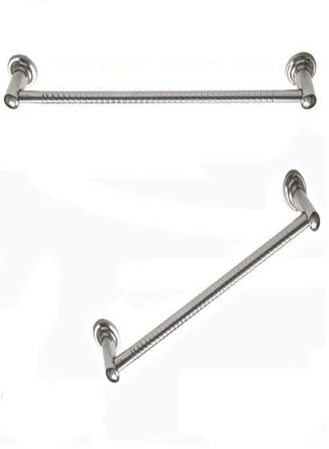 SHRUTI (Nikku) Twisted Stainless Steel Bathroom Towel Rod/Towel Stand/Towel Holder/Towel Rack for Routine use of Bathroom Accessories - 1.5 Foot Long (1610) - Image 1
